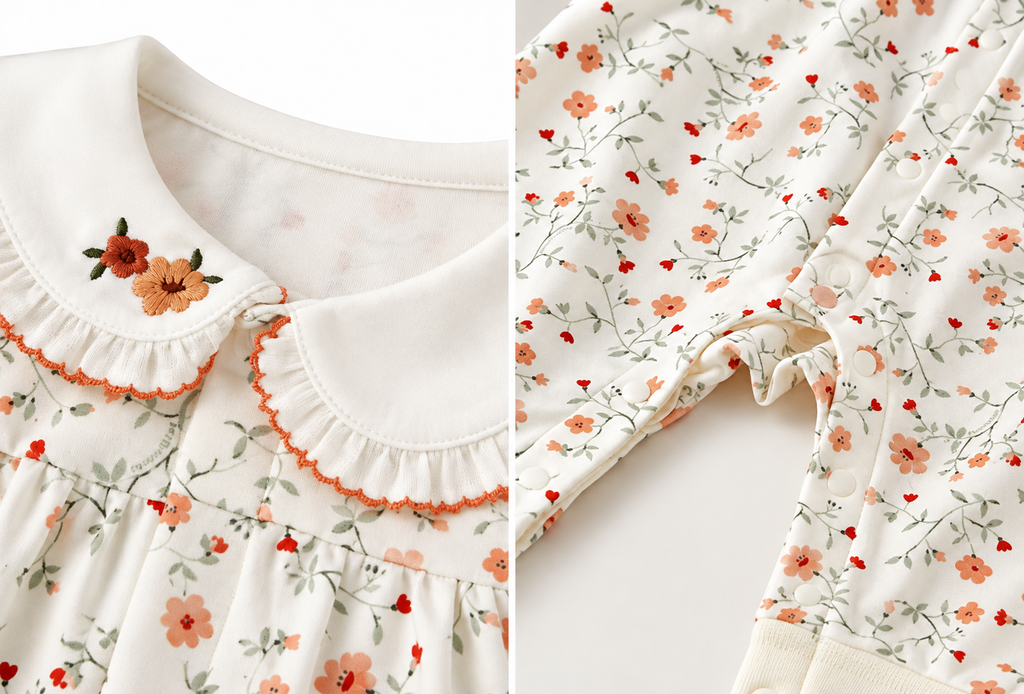 Meadow Floral Cotton Romper