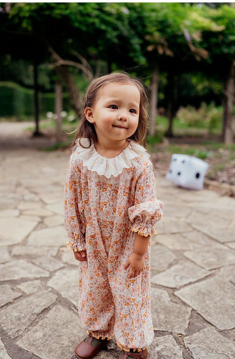 Blooming Meadow Long Romper