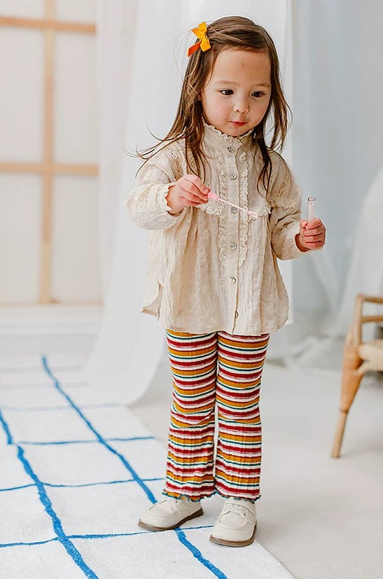 Léonie Lace Cotton Blouse
