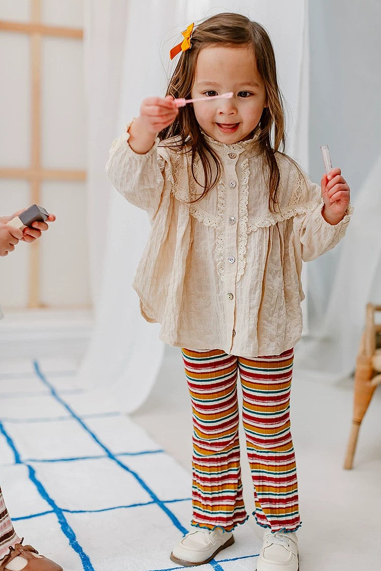 Léonie Lace Cotton Blouse