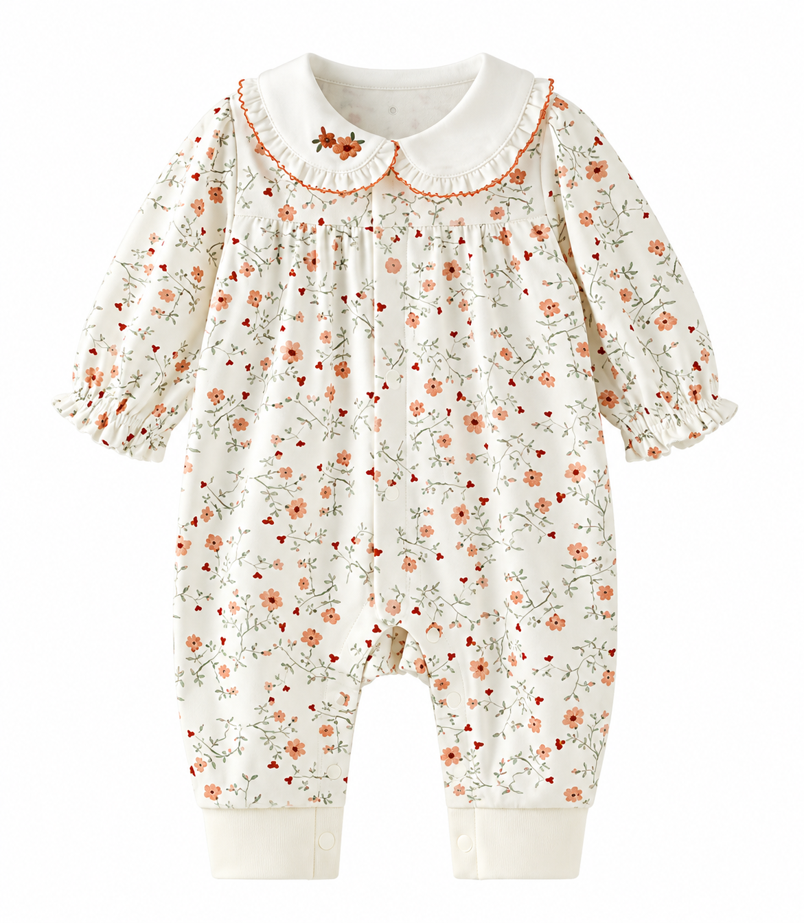 Meadow Floral Cotton Romper
